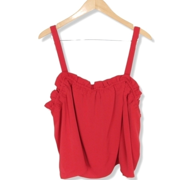 NWT Eloquii Red Cami Top - Picture 2 of 5